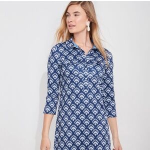 VINEYARD VINES Printed Sankaty Margo Shirt Dress SIZE 2X